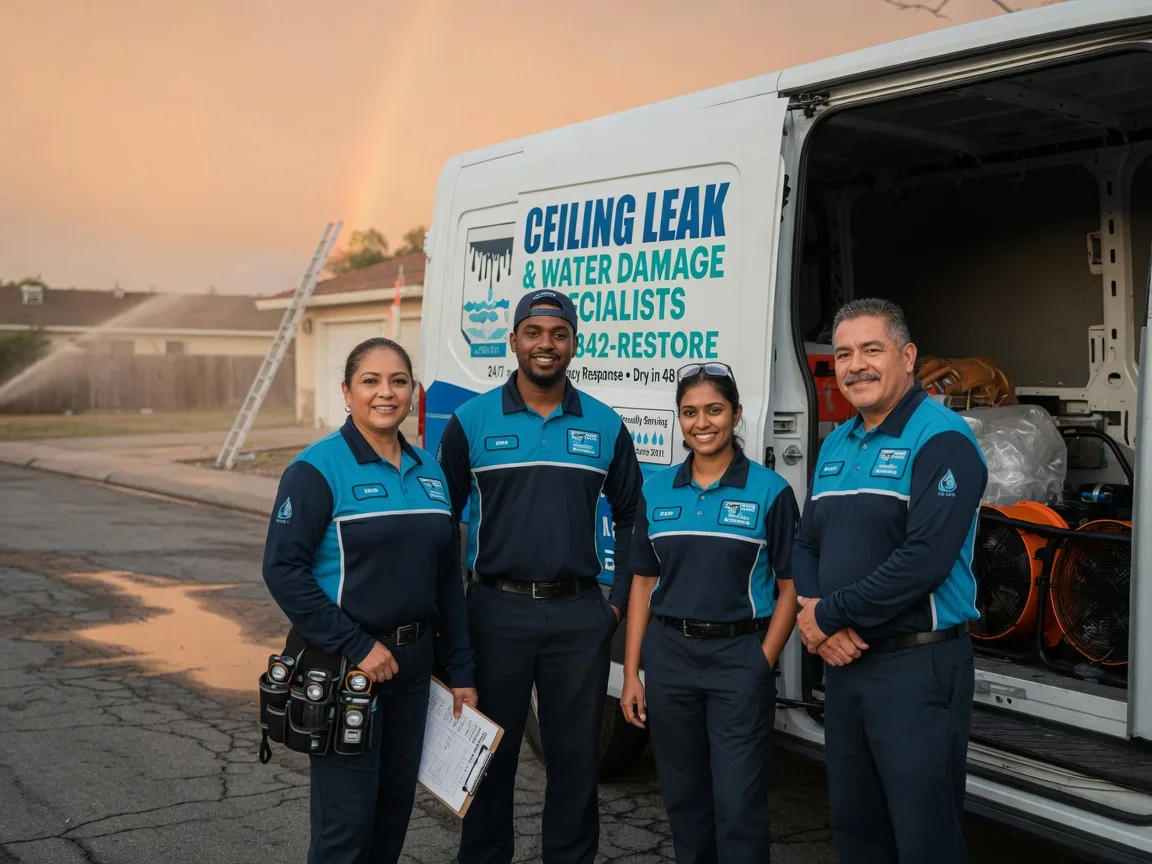 Ceiling Leak Cleanup company in Waterford Works, NJ